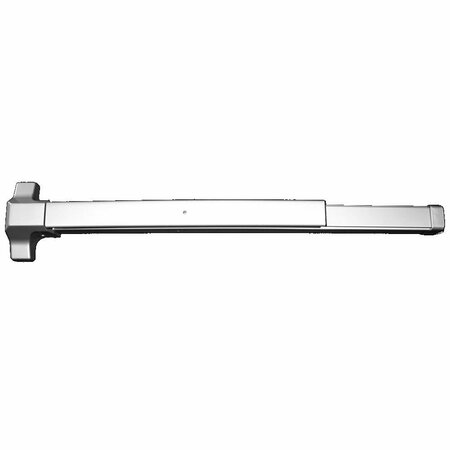 LOCKEY USA Lockey Panic Bar Rim Exit Device for 33in to 36in Door Stainless Steel Finish PB1100SS